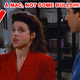 A screenshot from the Seinfeld season four episode “The Implant,” gently annotated
